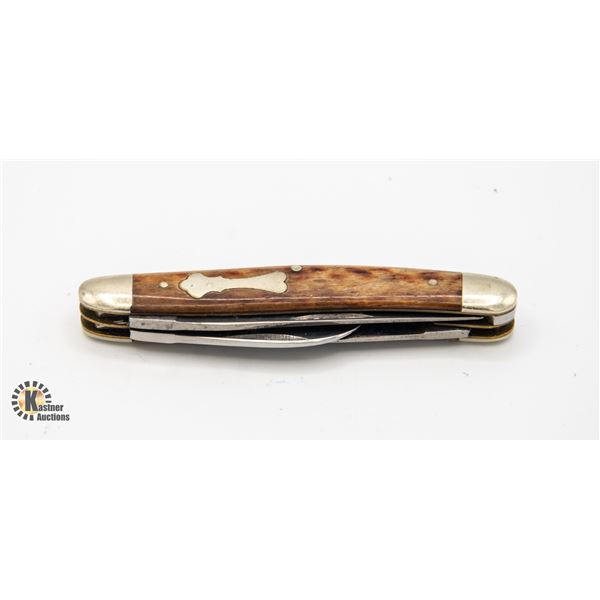 2.5 INCH FIGHT N' ROOSTER 3 BLADE STAINLESS STEEL