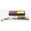 Image 1 : 4 INCH KABAR TWIN BLADE FOLDING KNIFE #1184 USA