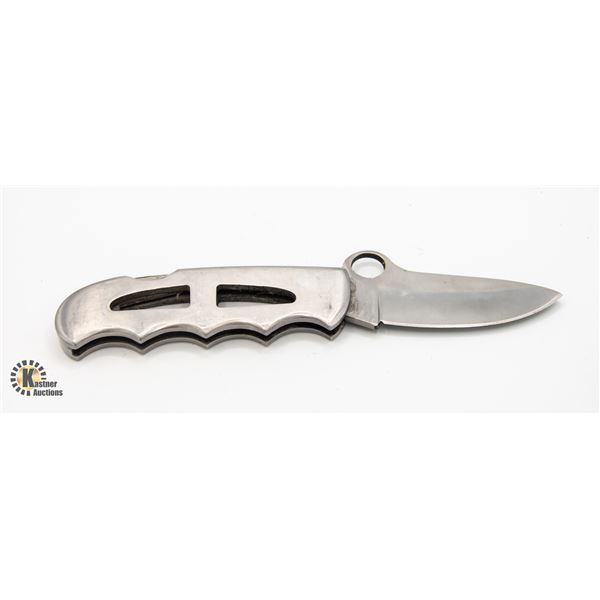 STAINLESS STEEL 2 INCH FOLDING KNIFE HANDMADE