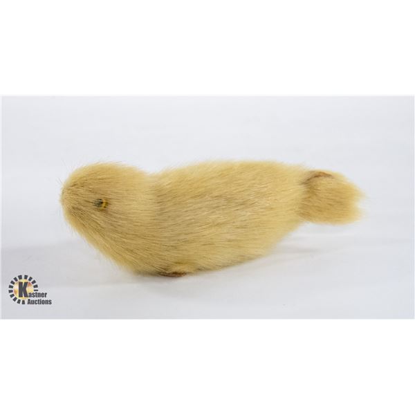 INUIT SEAL TOY - HOLMAN ISLAND - SEAL FUR-