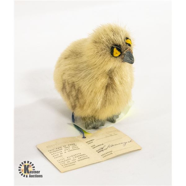 INUIT PTARMIGAN TOY - L KOMUAYEH SEALSKIN,