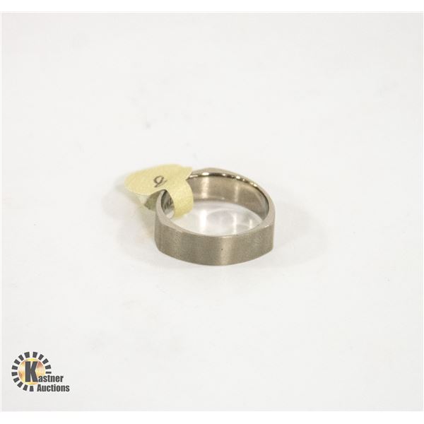 ESTATE SIZE 8 RING INNER BAND STAMPED TITANIUM