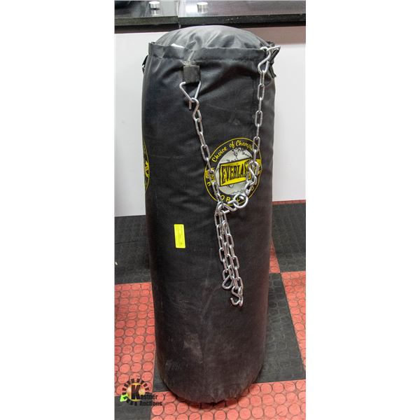 EVERLAST PUNCHING BAG WITH CHAINS