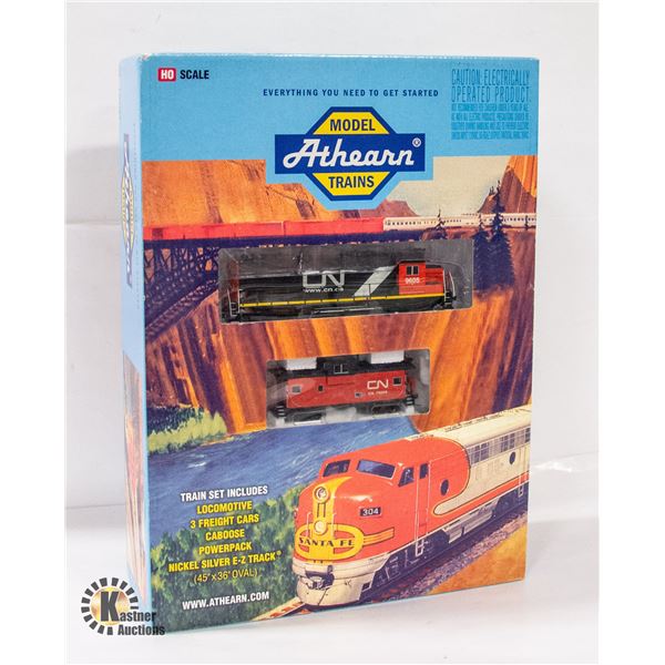 HO TRAINS ATHEARN SET (UNUSED)