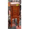 Image 1 : ESTATE STAND UP JEWELRY BOX WITH DOORS AND MIRROR