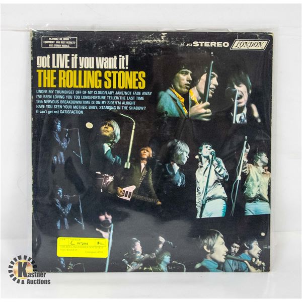 THE ROLLING STONES GOT LIVE IF YOU WANT IT