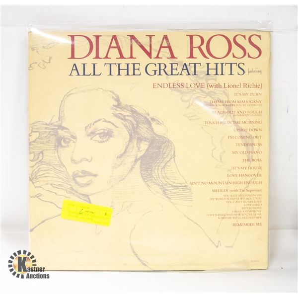 DIANA ROSS ALL THE GREATEST HITS 1981 2 RECORDS