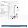 Image 2 : NEW WITH BOX MOEN CHROME 2 HANDLE BAR FAUCET