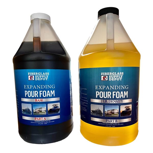 BRAND NEW BOX OF 2 1/2 GALLON EXPANDING POUR FOAM