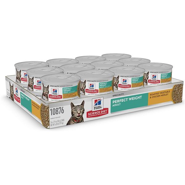 NEW CASE WITH 24 X 82G CANS HILLS WET CAT FOOD