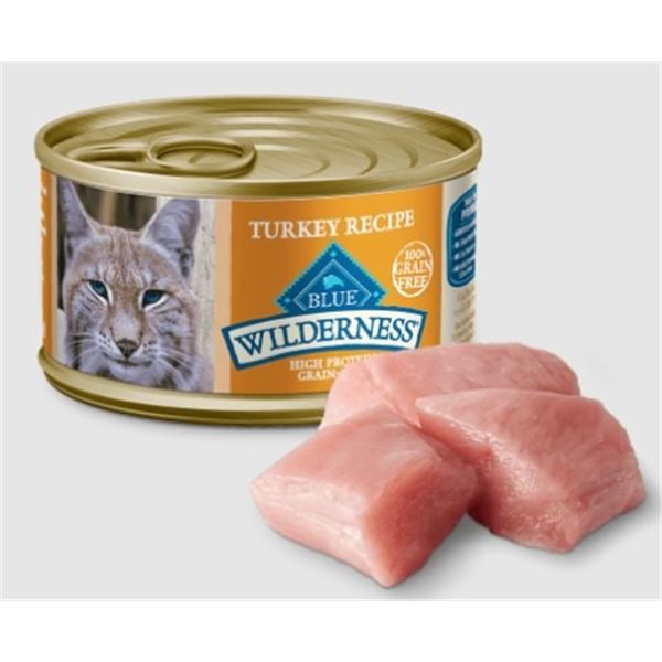 NEW CASE WITH 24 X 155G CANS BLUE WILDERNESS WET