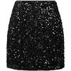 Image 1 : BRAND NEW IDEALSANXUN BLACK SEQUIN SKIRT SZ MEDIUM