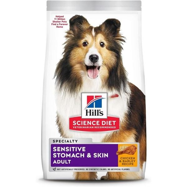 BRAND NEW 4 LB HILLS CHICKEN A ND RICE DOG FOOD
