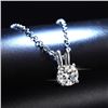 Image 2 : 1 CT GRA CERTIFIED MOISSANITE 925 SILVER NECKLACE