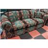Image 1 : NAVAJO STYLE PRINT FABRIC 3-SEAT SOFA