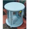 Image 1 : CURVED GLASS DISPLAY CABINET/SIDE TABLE 24" HIGH