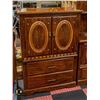 Image 1 : SOLID WOOD 2 DOOR 2 DRAWER TALLBOY DRESSER