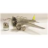 Image 1 : METAL AIRPLANE DECOR PIECE