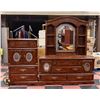 Image 1 : TALL BOY DRESSER + DRESSER WITH HUTCH AND MIRROR