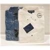 Image 1 : NEW MEN'S SHIRTS 1DENIM 1WHITE SIZE L
