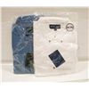 Image 1 : NEW MEN'S SHIRTS 1DENIM 1WHITE SIZE 2XL