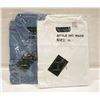 Image 1 : NEW MEN'S SHIRTS 1DENIM 1WHITE SIZE XL