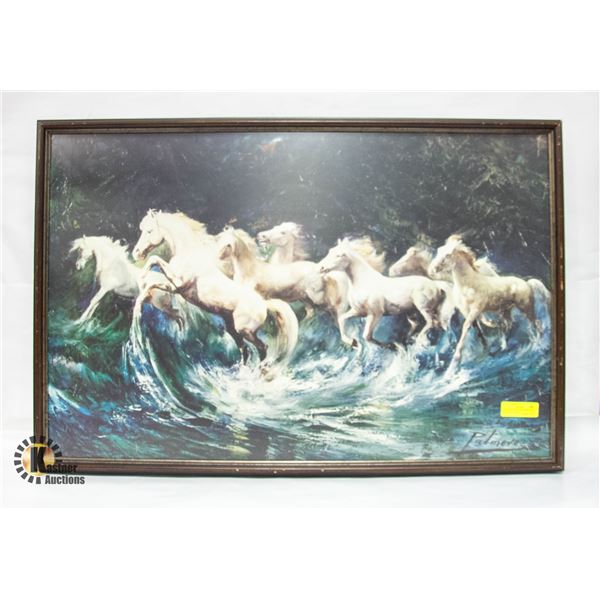 ORIGINAL PRINT FRAMED-