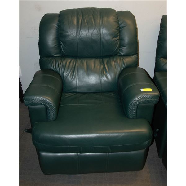 DEEP GREEN ROCKING RECLINER