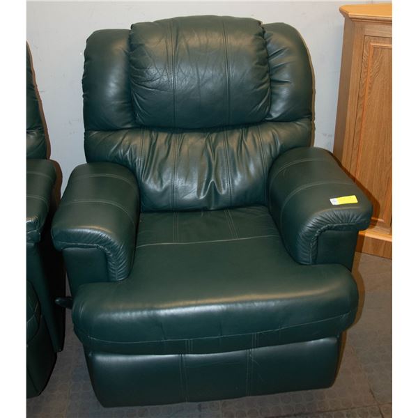DEEP GREEN ROCKING RECLINER