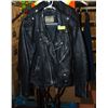 Image 1 : MENS VINTAGE GENUINE LEATHER MOTORCYCLE JACKET -