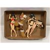 Image 1 : LOT OF 4 GIRL ANIME FIGURINES