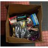 Image 1 : BOX OF CORDS, MIC, HDMI EXTENDERS