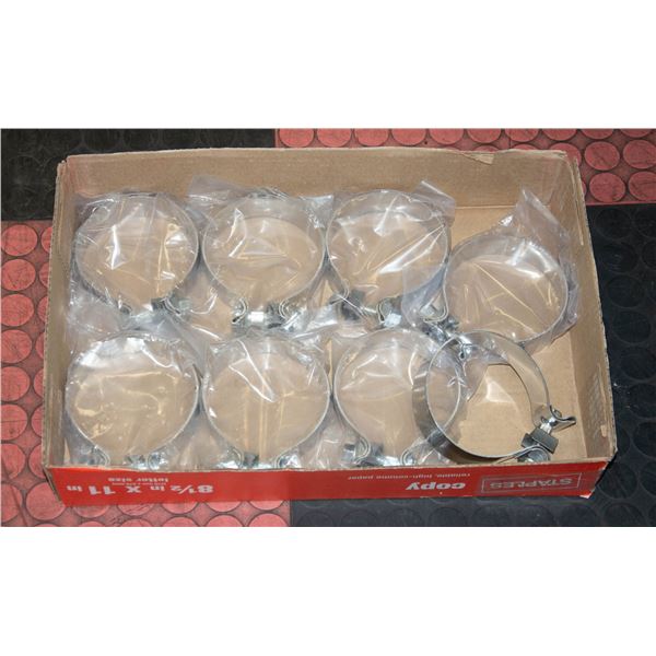 8 X 4” S/S EXHAUST CLAMPS