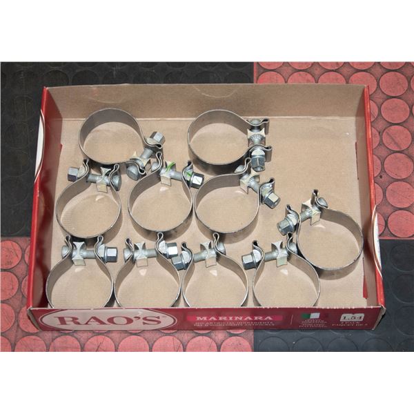 10 X 2.5” EXHAUST CLAMPS