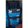 Image 1 : 10 USED 14 GAL RUBBERMAID BINS - NO LIDS