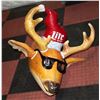Image 1 : LARGE LITE BEER INFLATABLE DEER HEAD