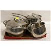 Image 1 : KITCHEN-AID POTS WITH STEAMER