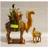 Image 1 : PAIR OF CHINESE TANG-STYLE CAMEL STATUES - 14 AND