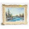 Image 1 : ORIGINAL OIL PAINTING FRAMED SIGNED "H. MUELL