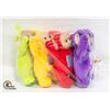 Image 1 : LOT OF 4 TELETUBBIES PLUSH DOLLS