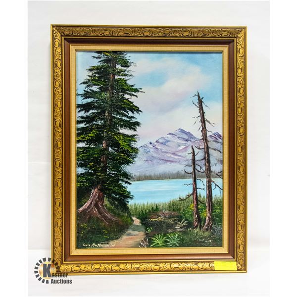 ORIGINAL OIL PAINTING BY JOYCE MACMILLAN - FRAMED