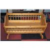 Image 1 : MCM WOODEN DOLL CRADLE 28"L X15"W