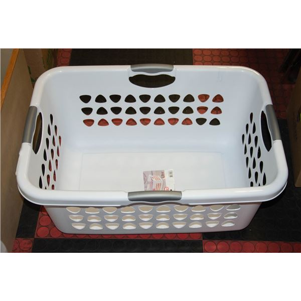 NEW STERILITE 71 LITRE ULTRA LAUNDRY BASKET WHITE