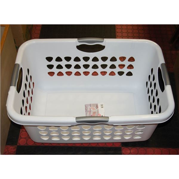 NEW STERILITE 71 LITRE ULTRA LAUNDRY BASKET WHITE