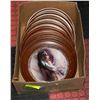 Image 1 : BOX W/ 7 VINTAGE ABORIGINAL WALL PLATES
