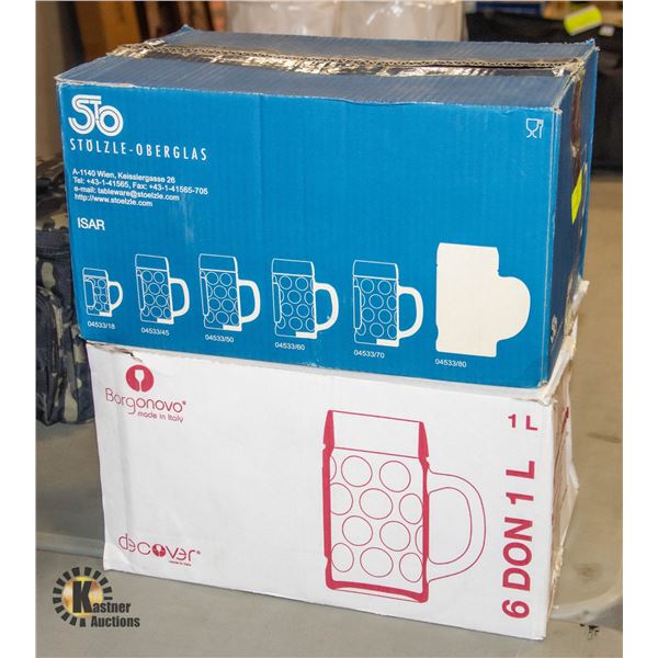 12 ONE LITRE MUGS
