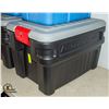 Image 1 : NEW RUBBERMAID ROUGHNECK ACTION PACKER TOTE 90.8L