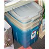 Image 1 : 4 TOTES MISSING SOME LIDS