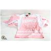 NEW NHL CALGARY FLAMES PINK KIDS JERSEYS - SIZE 4