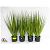 Image 1 : BUNDLE OF FAUX POTTED PLANTS